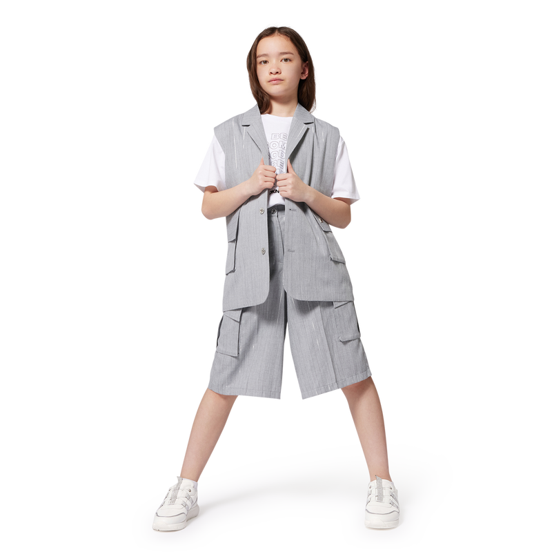 Sneaker aus zwei Materialien DKNY 
                    MÄDCHEN