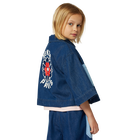 Jeansjacke mit Stickerei KENZO KIDS 
                    M&Auml;DCHEN