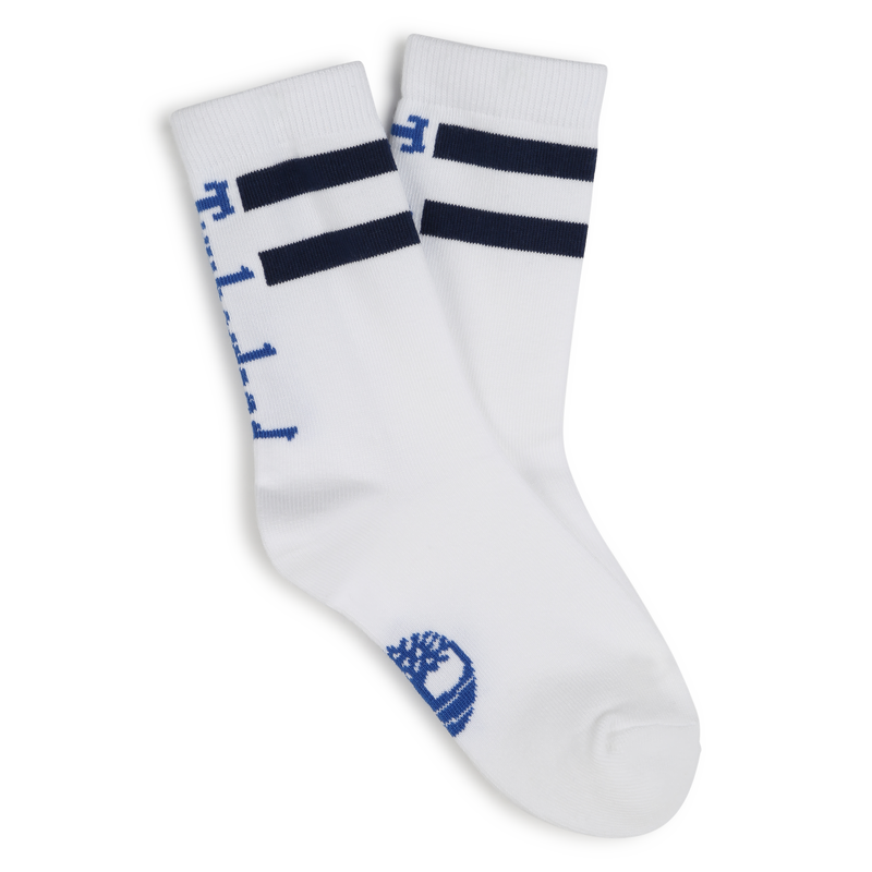 Hohe, bedruckte Socken TIMBERLAND 
                        JUNGE