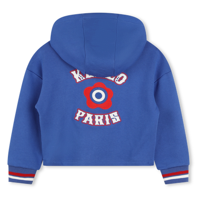 Besticktes Kapuzen-Sweatshirt KENZO KIDS M&Auml;DCHEN